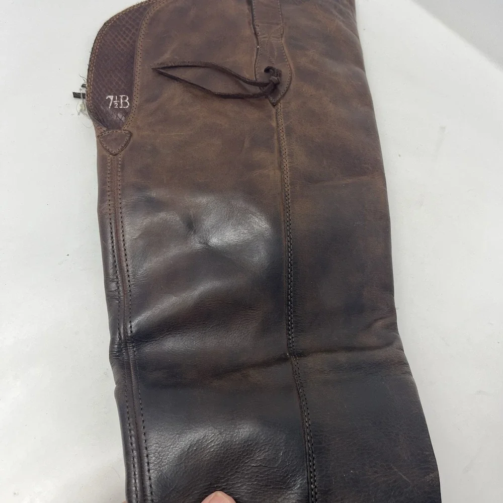 ARIAT Tall OTK Reverse-Ombre' Brown Leather FARAH #10021610 Boots US 7.5 B